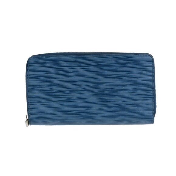 LOUIS VUITTON LV Zippy Organizer Long Wallet Epi Leather Blue SHW M60619 35ED304
